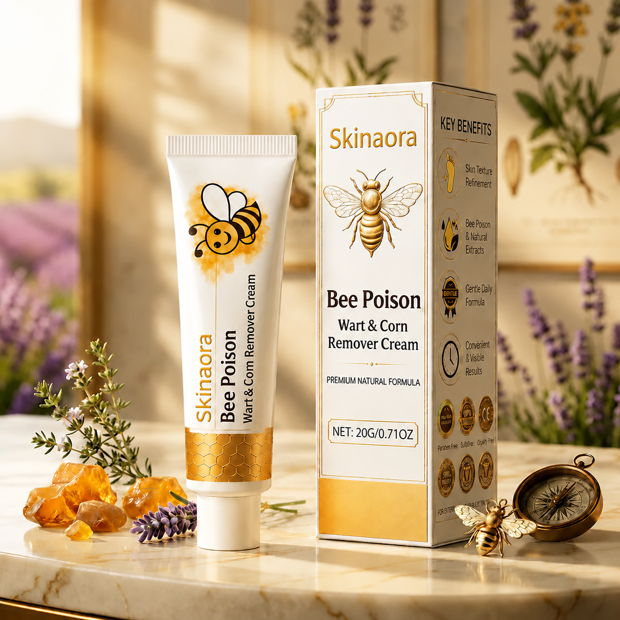 Bee Poison Wart & Corn Removal Cream