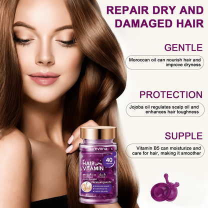 Moroccan Oil Hair Vitamin Capsules – Smooth, Shiny & Frizz-Controlled Hair