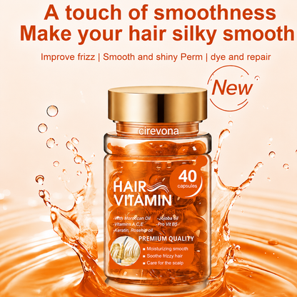 Moroccan Oil Hair Vitamin Capsules – Smooth, Shiny & Frizz-Controlled Hair