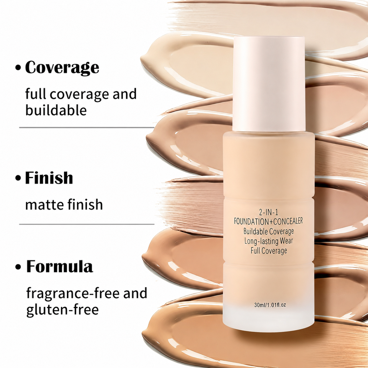 24H Flawless Matte Foundation & Concealer Duo