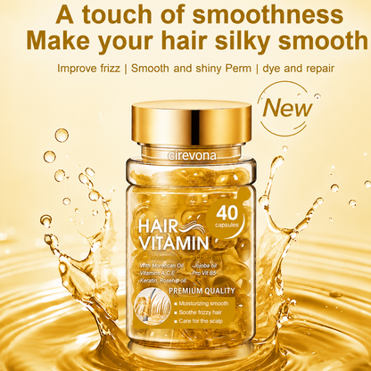 Moroccan Oil Hair Vitamin Capsules – Smooth, Shiny & Frizz-Controlled Hair