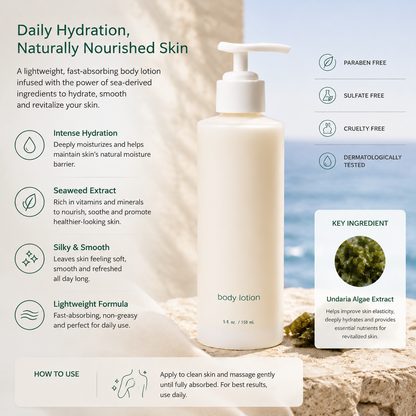 Ocean-Powered Hydration for Silky Smooth Skin