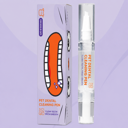2-in-1 Pet Dental Care Pen | Toothpaste & Brush For Dogs & Cats